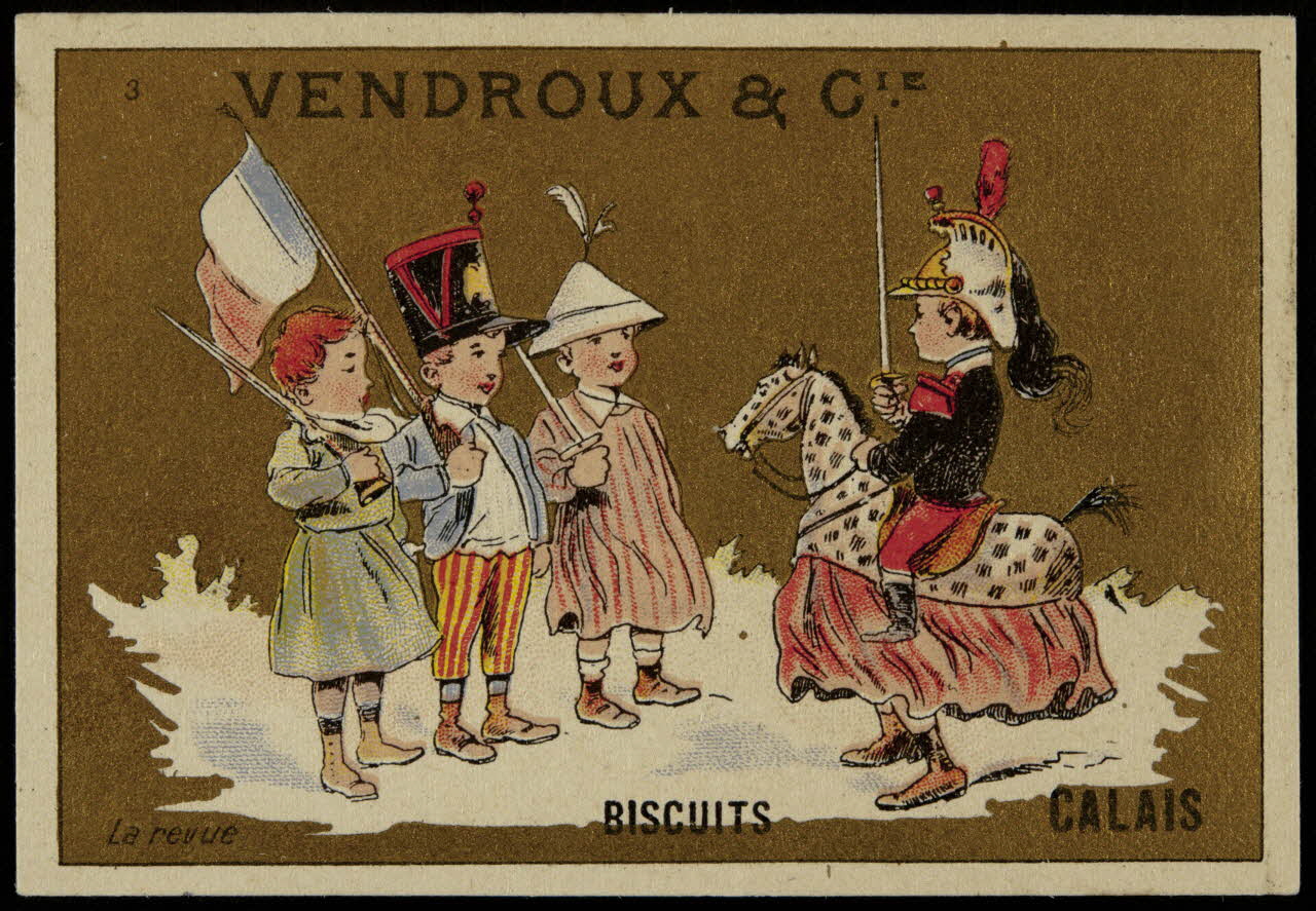 carte réclame chromo Paris 1880 1996.40.765.2 Photo