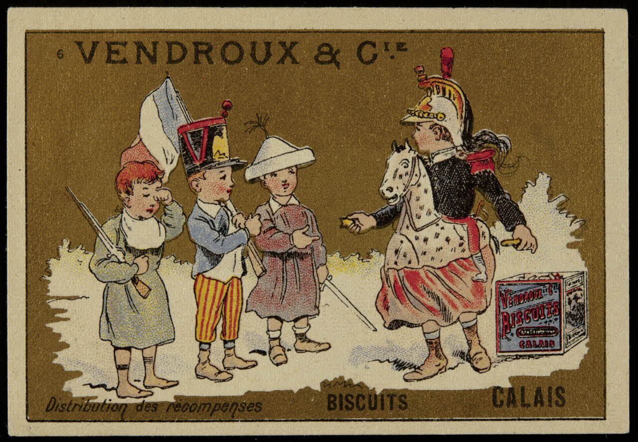 carte réclame chromo Paris 1880 1996.40.765.6 Photo