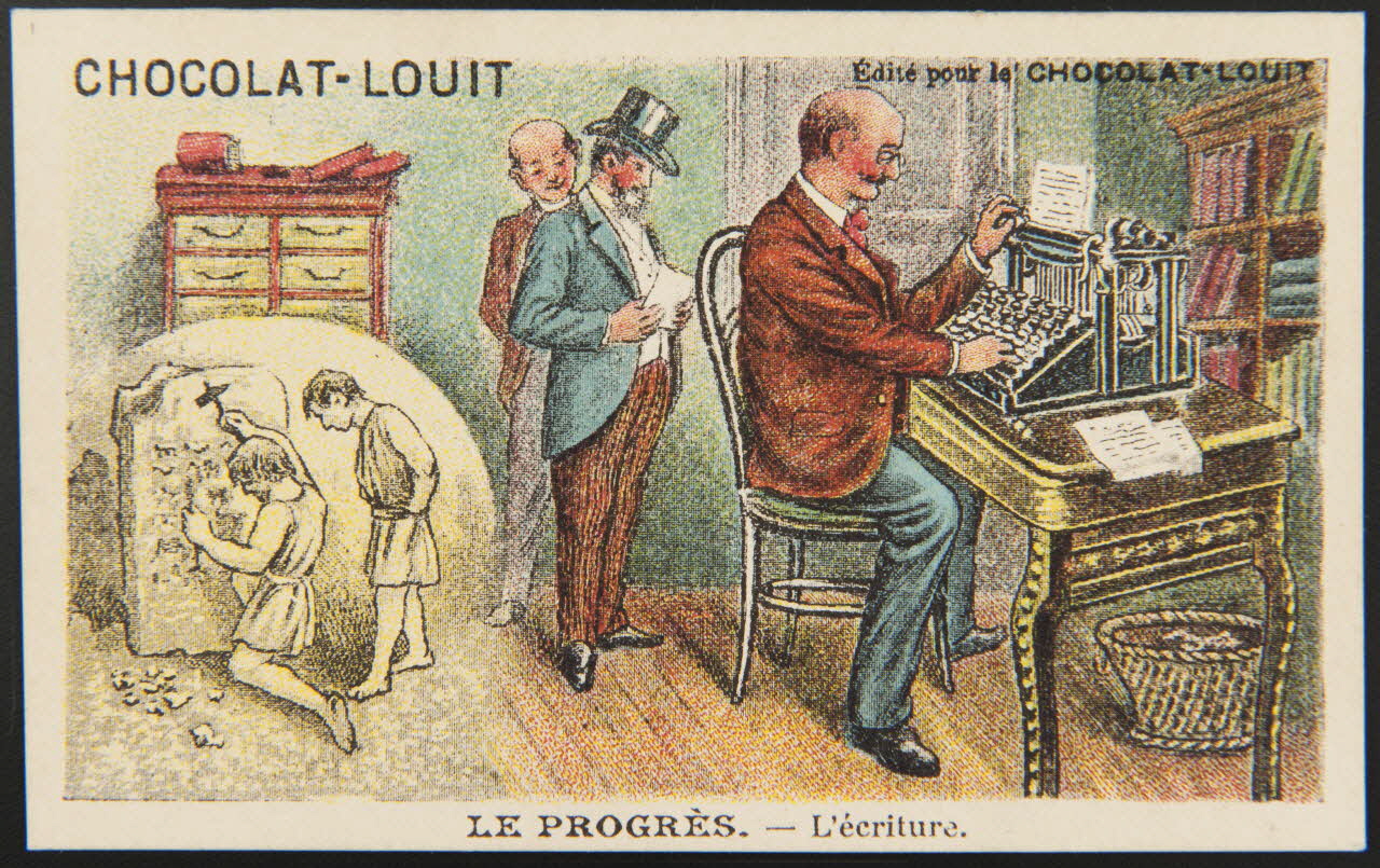 carte réclame chromo Paris 1880 1996.40.766.1 Photo