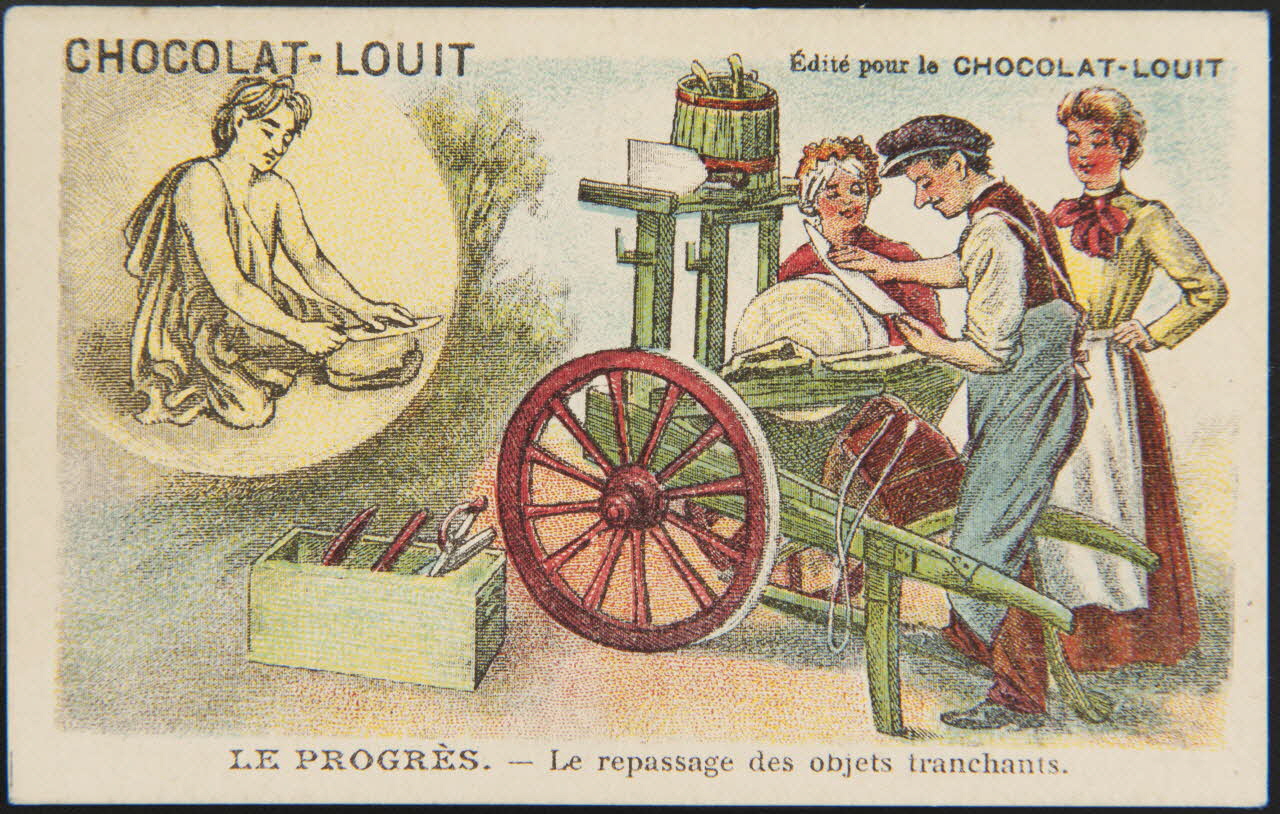 carte réclame chromo Paris 1880 1996.40.766.11 Photo