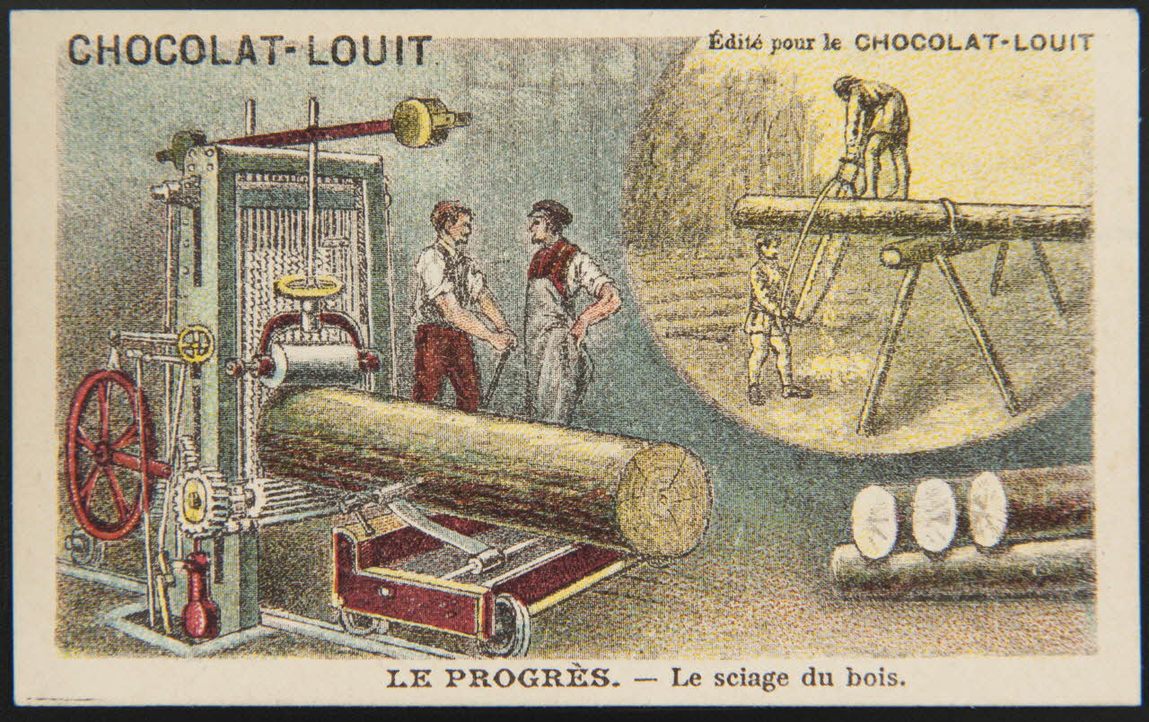 carte réclame chromo Paris 1880 1996.40.766.12 Photo