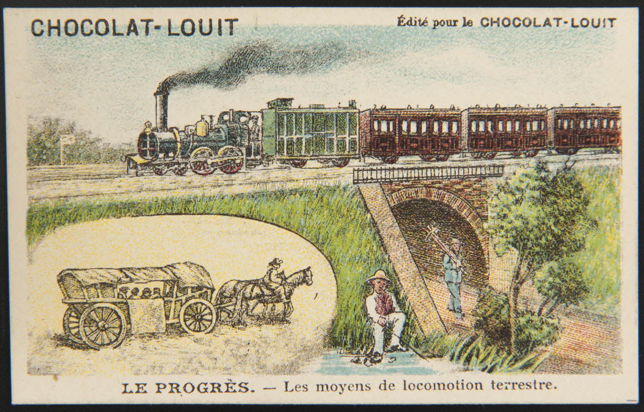 carte réclame chromo Paris 1880 1996.40.766.14 Photo