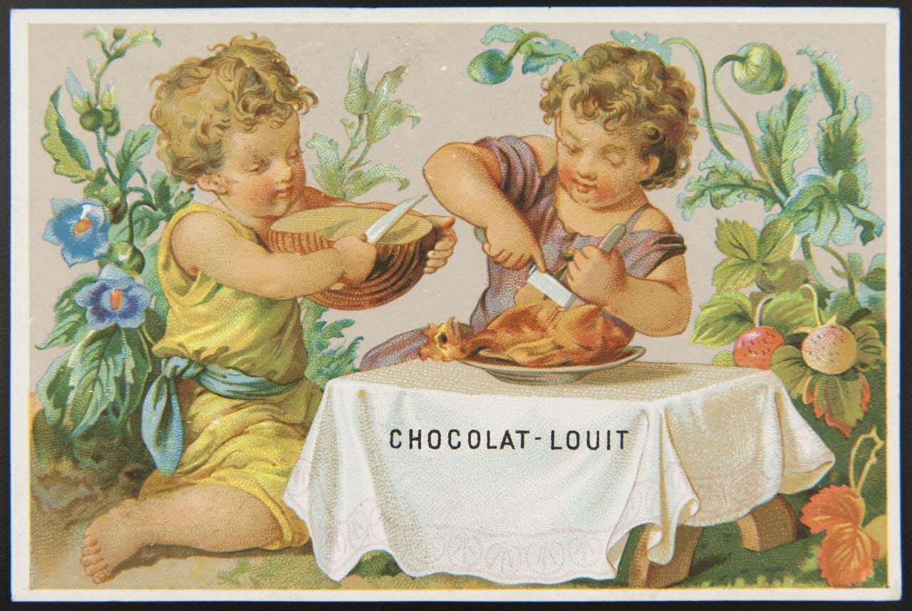 carte réclame chromo Paris 1880 1996.40.767.1 Photo