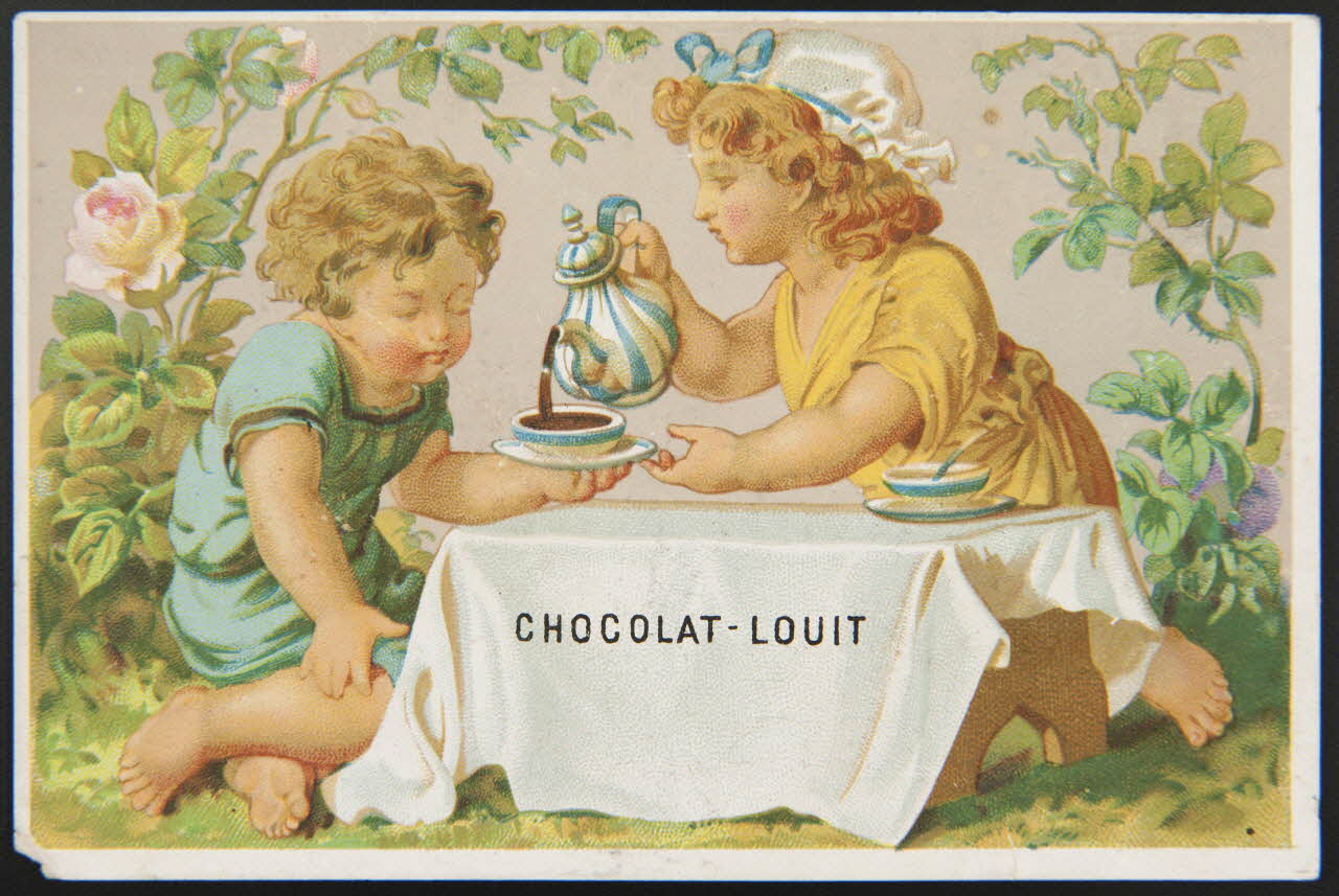 carte réclame chromo Paris 1880 1996.40.767.2 Photo