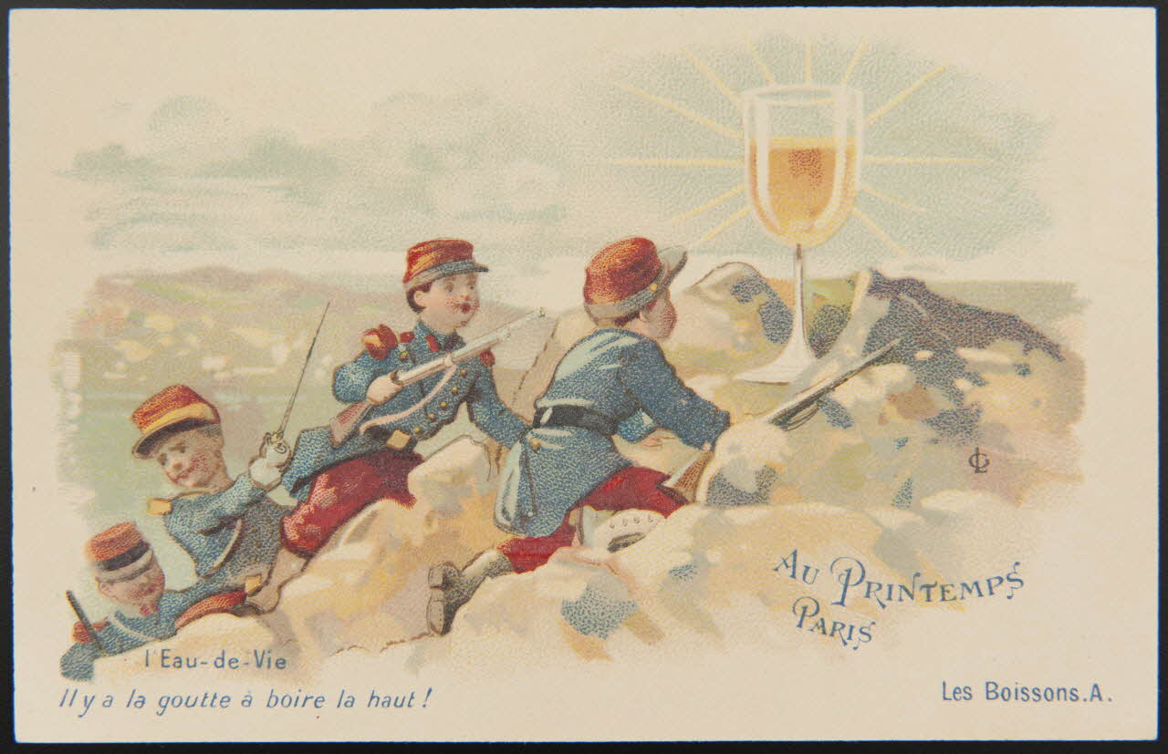 carte réclame chromo Paris 1914 1996.40.770.3 Photo