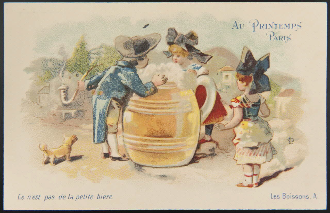 carte réclame chromo Paris 1914 1996.40.770.4 Photo