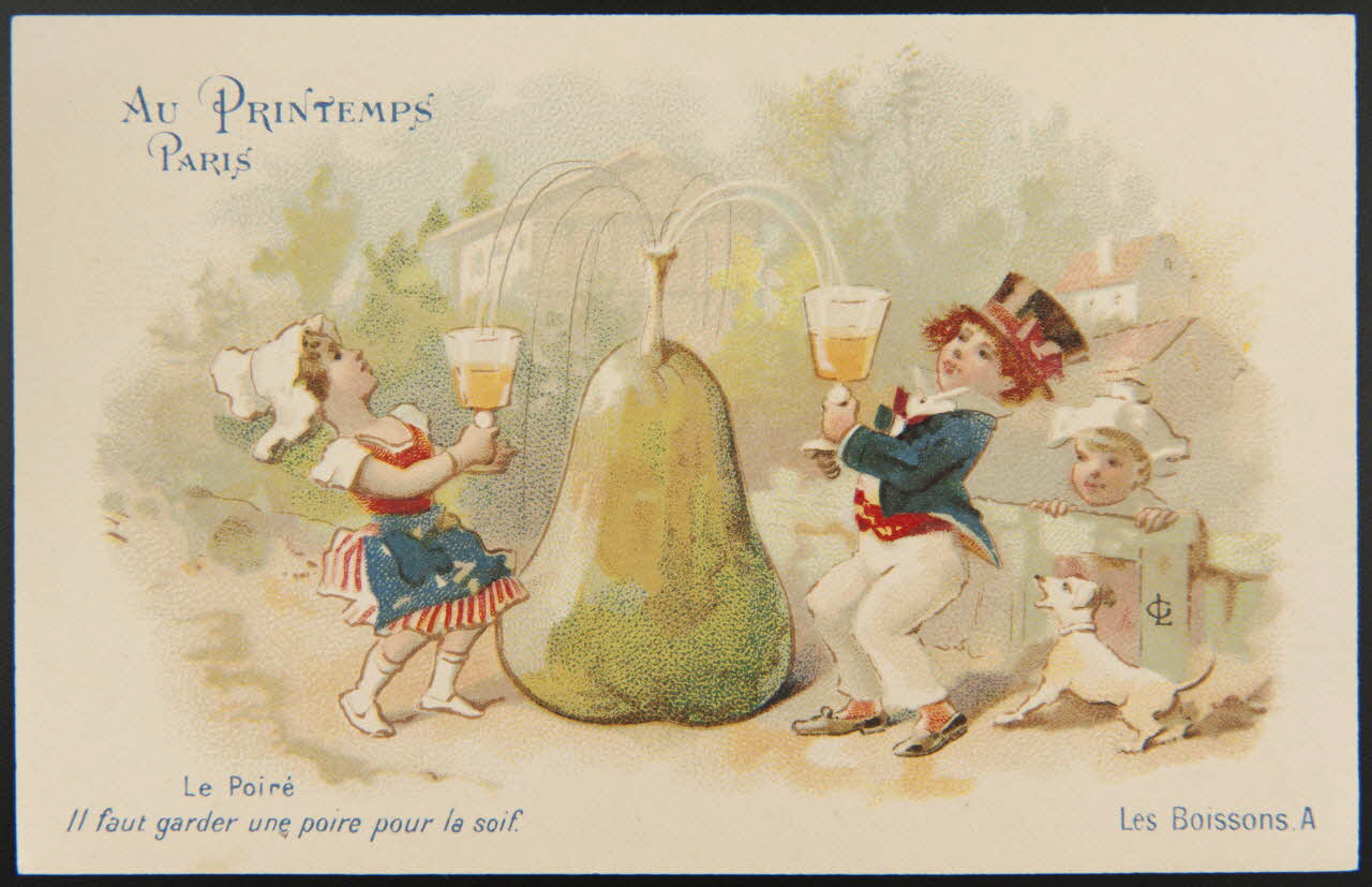 carte réclame chromo Paris 1914 1996.40.770.5 Photo