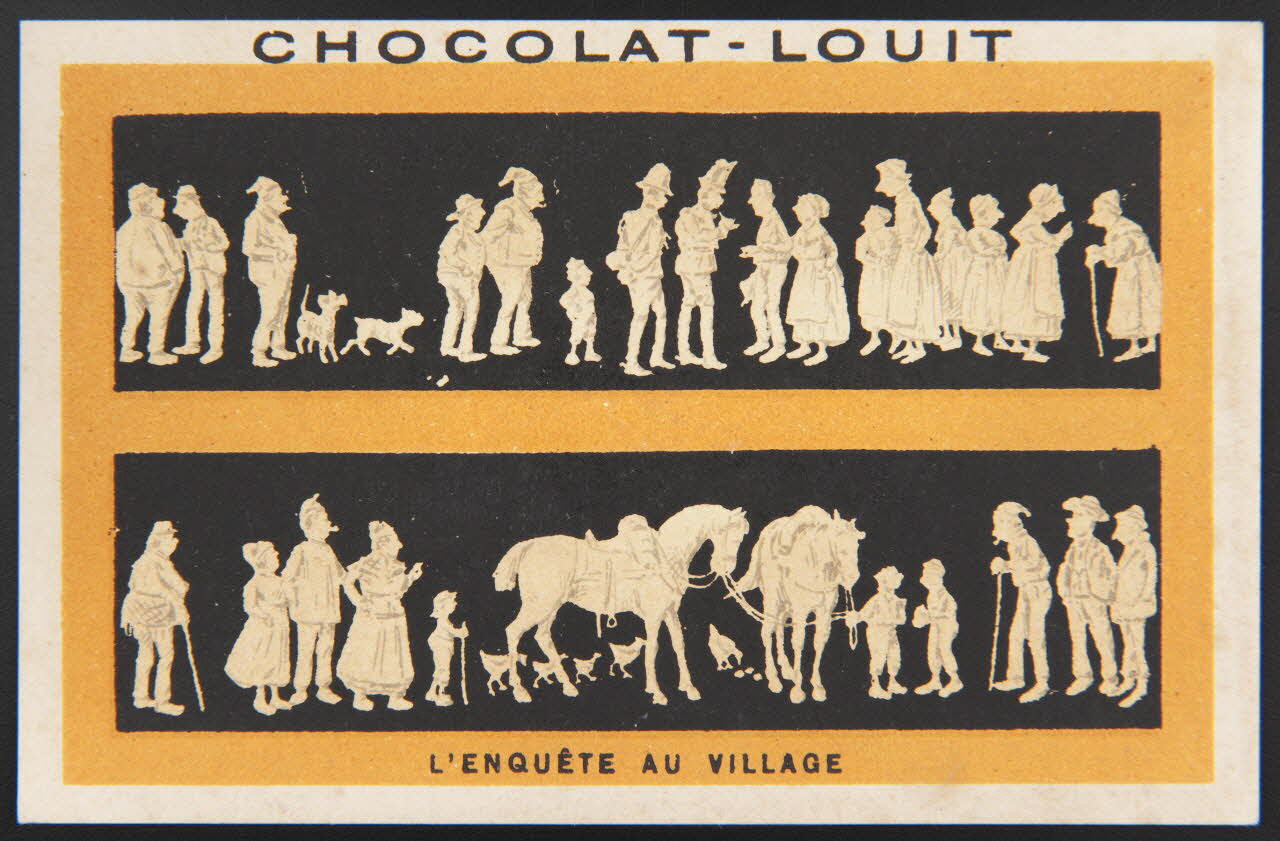 carte réclame chromo Paris 1900 1996.40.771.17 Photo