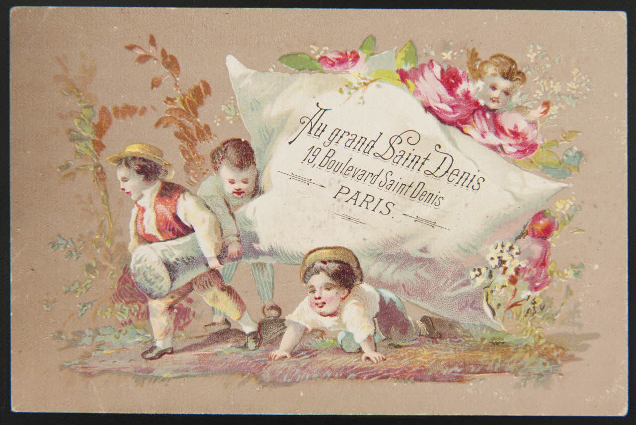 carte réclame chromo Paris 1875 1996.40.772.6  Photo