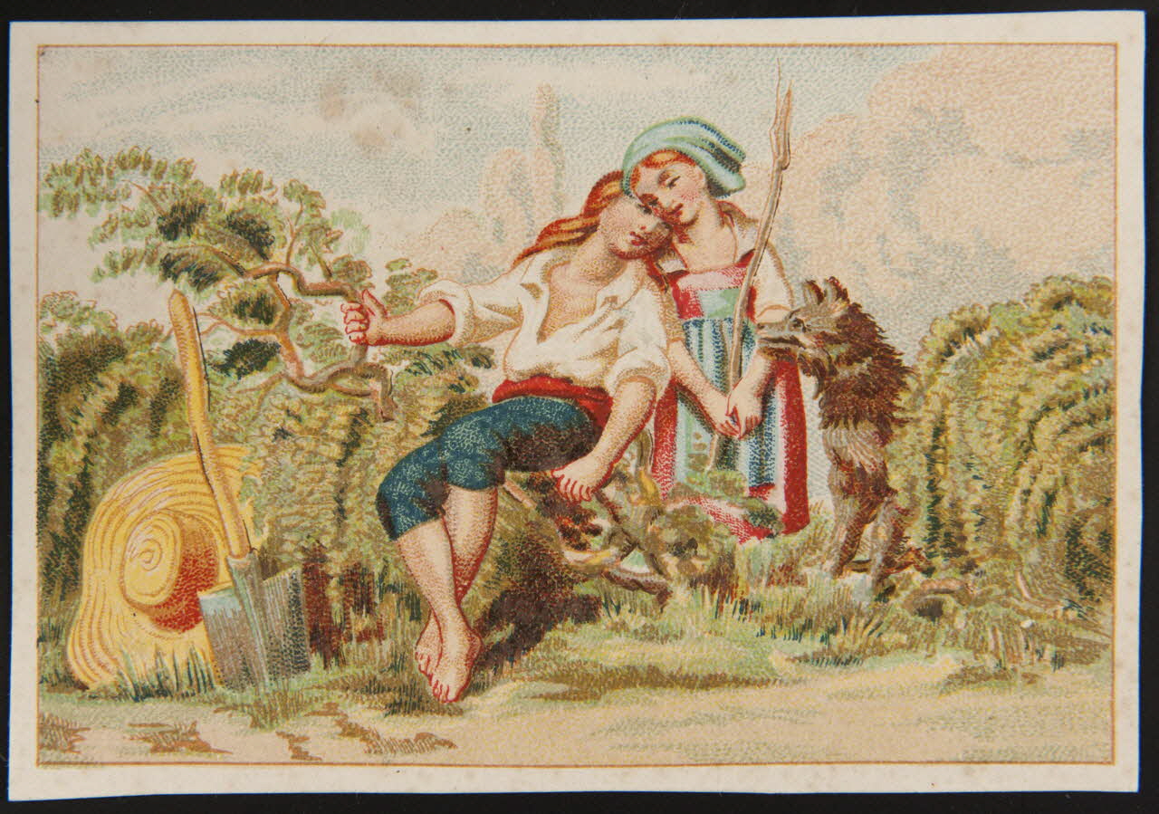 carte réclame chromo Paris 1900 1996.40.779.3 Photo