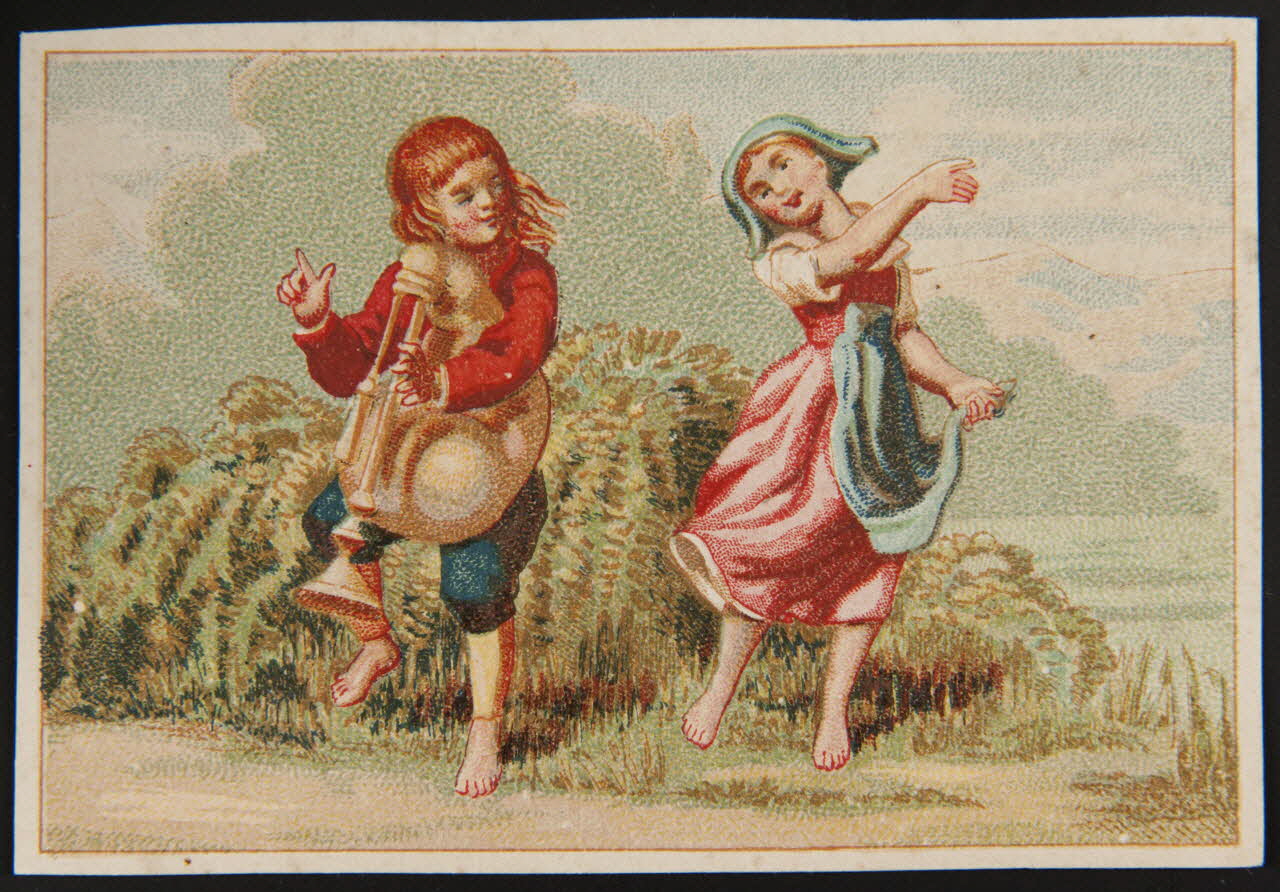 carte réclame chromo Paris 1900 1996.40.779.6 Photo