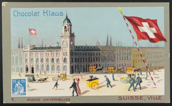 carte réclame chromo Paris 1900 1996.40.781.1  Photo