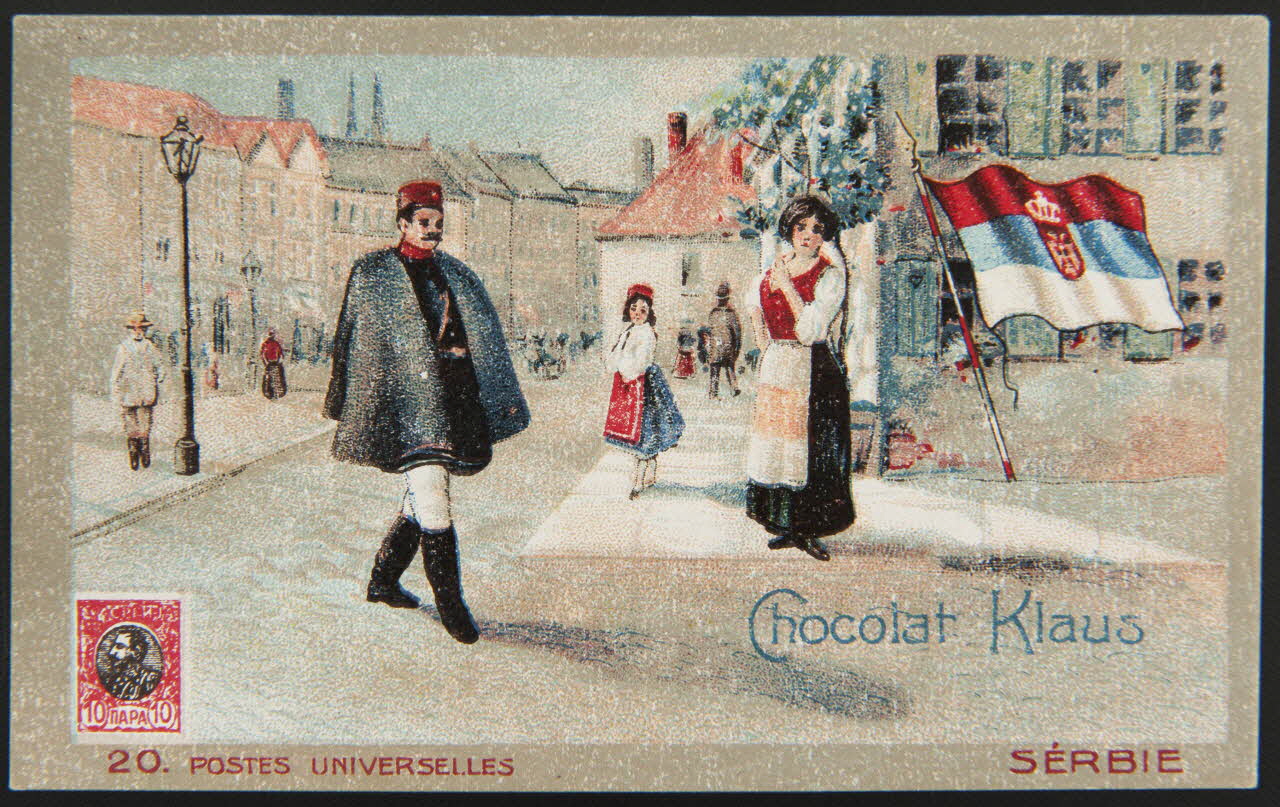 carte réclame chromo Paris 1900 1996.40.781.4 Photo