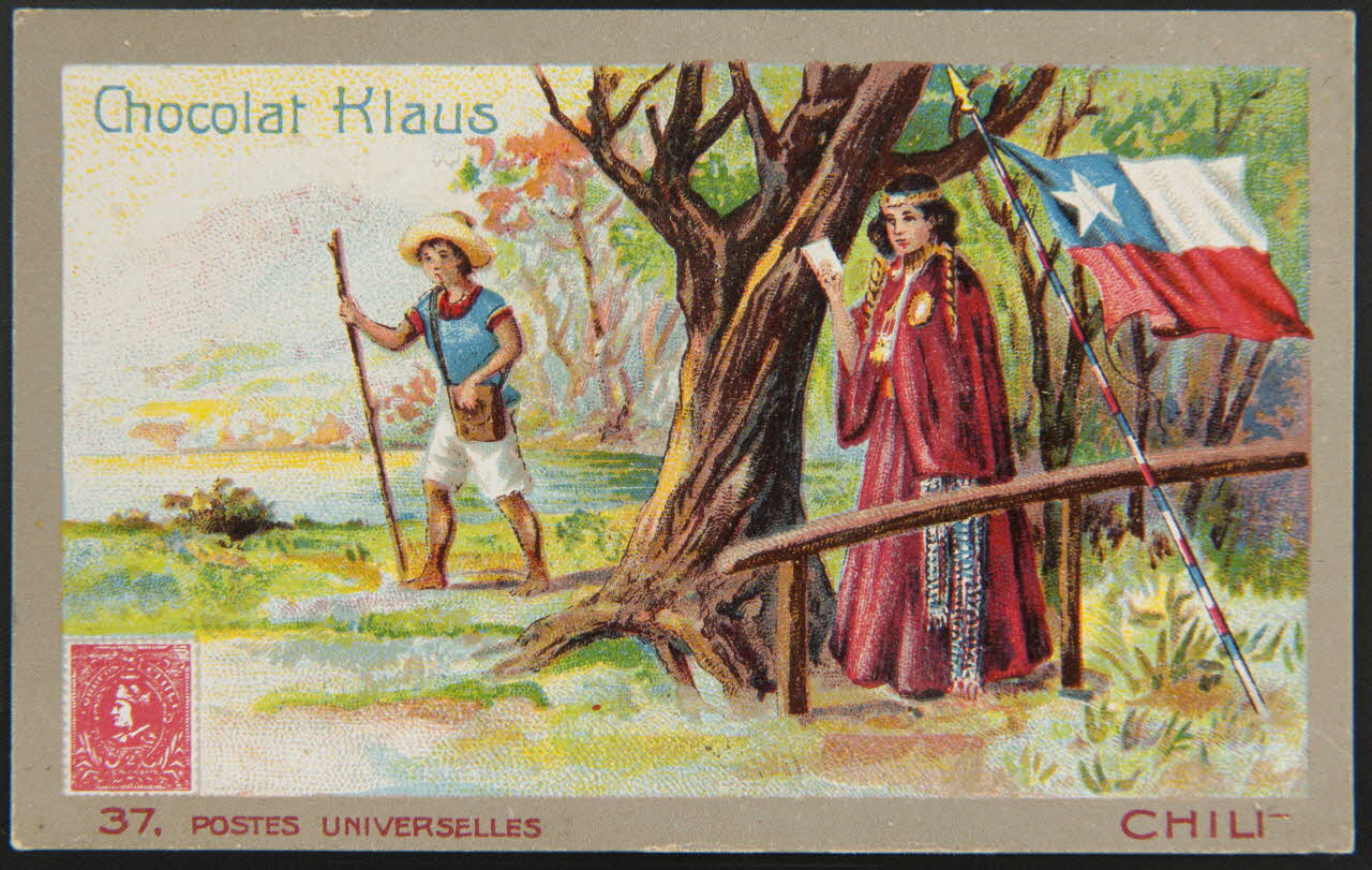 carte réclame chromo Paris 1900 1996.40.781.9 Photo