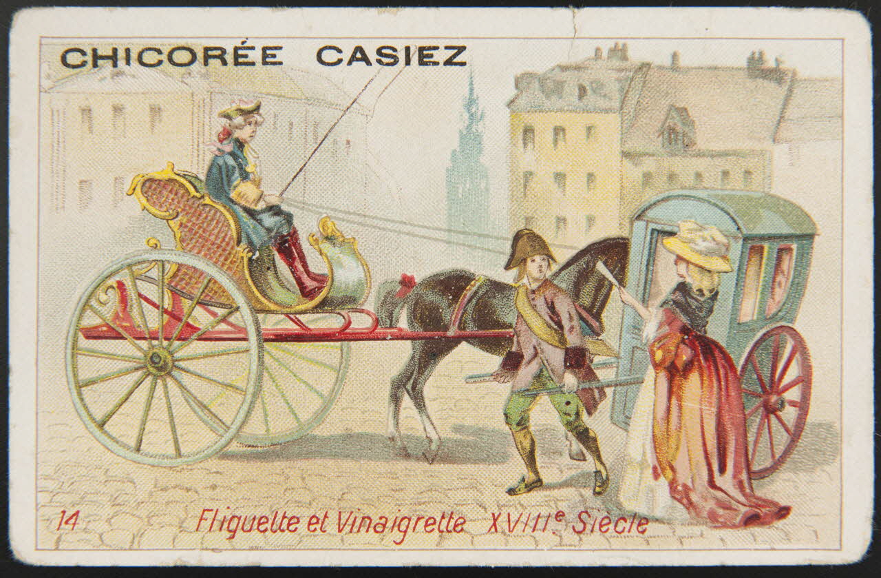 carte réclame chromo Paris 1870 1996.40.783.12 Photo