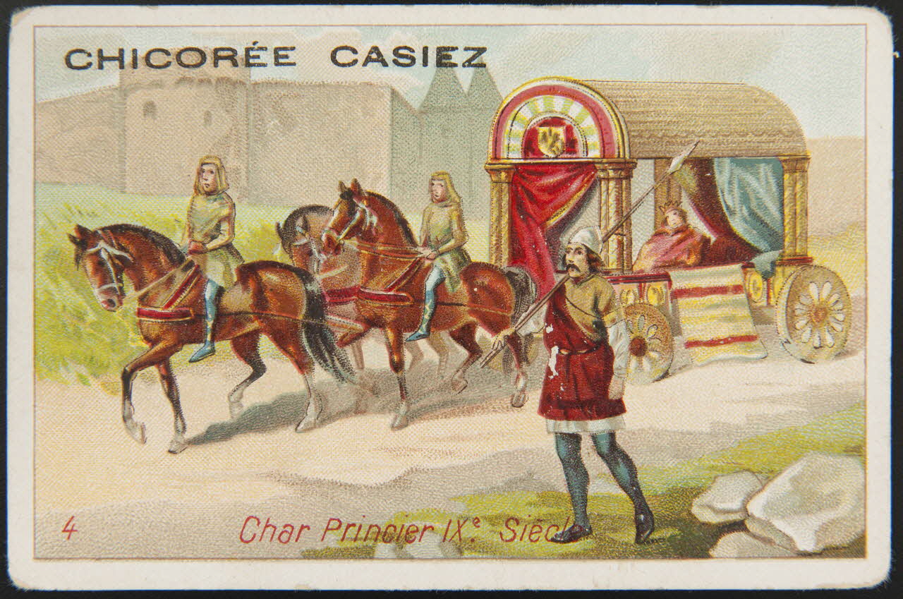 carte réclame chromo Paris 1870 1996.40.783.3 Photo