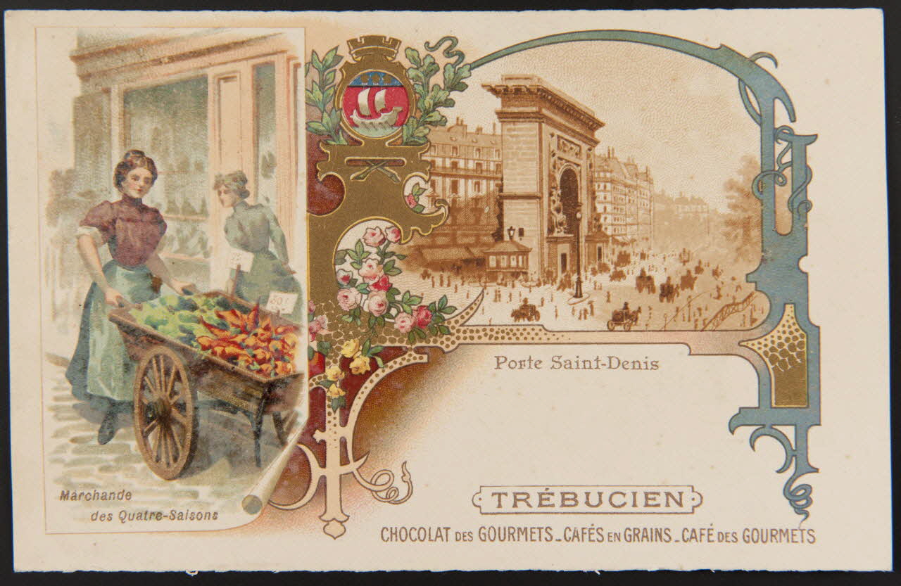 carte réclame chromo Paris 1890 1996.40.784.1 Photo