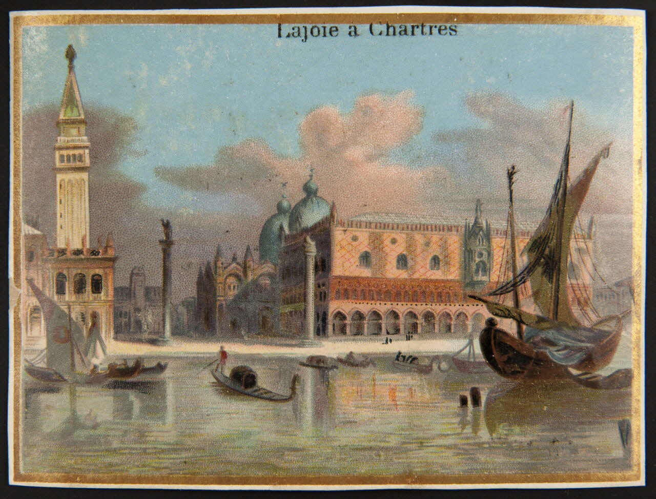 Alphonse Barbotte carte réclame chromo Paris 1870 1996.40.785.2 Photo