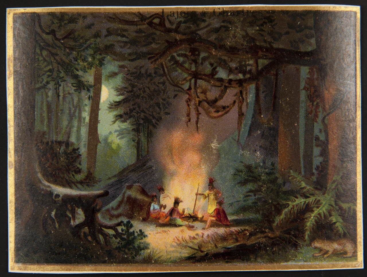 Alphonse Barbotte carte réclame chromo Paris 1870 1996.40.785.3 Photo