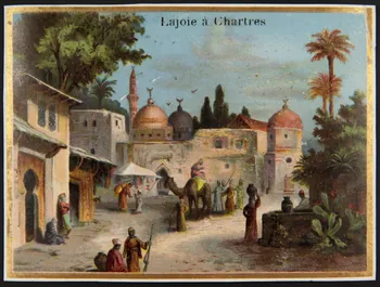 Alphonse Barbotte carte réclame chromo Paris 1870 1996.40.785.4  Photo