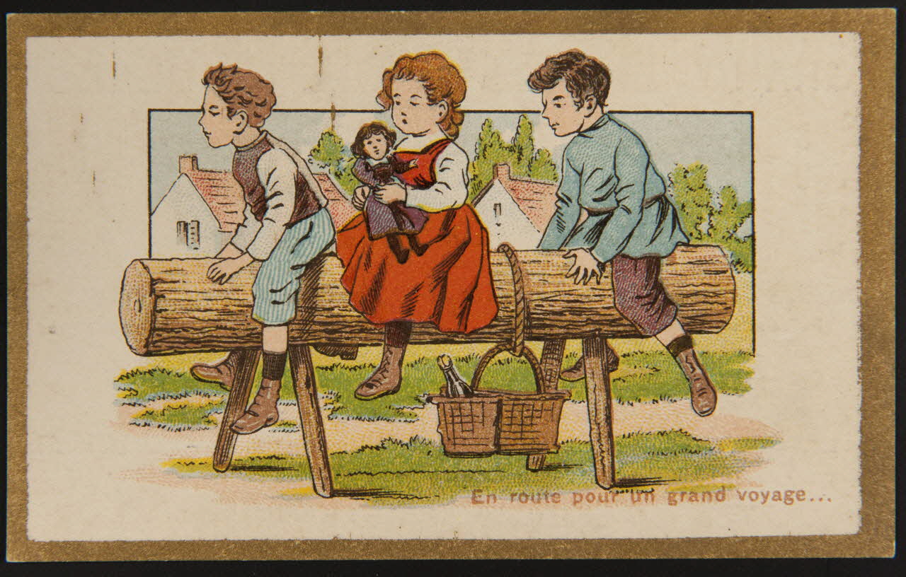 Pellerin carte réclame chromo Paris 1870 1996.40.786.7 Photo