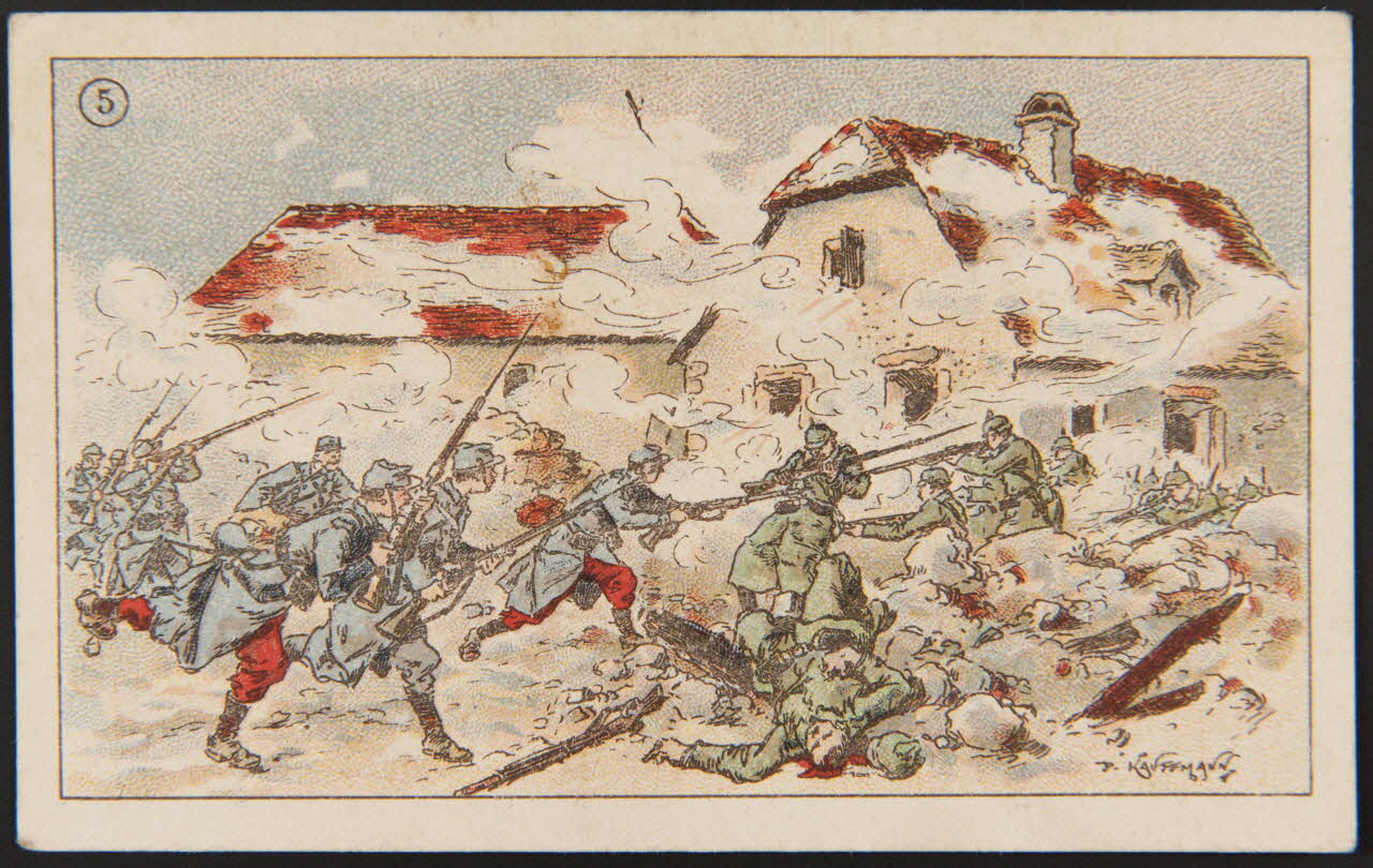 Fernand Nathan carte réclame chromo Paris 1918 1996.40.791.1 Photo