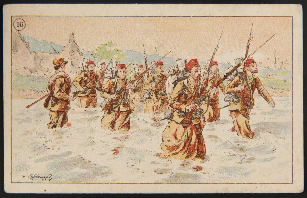 Fernand Nathan carte réclame chromo Paris 1918 1996.40.791.10 Photo