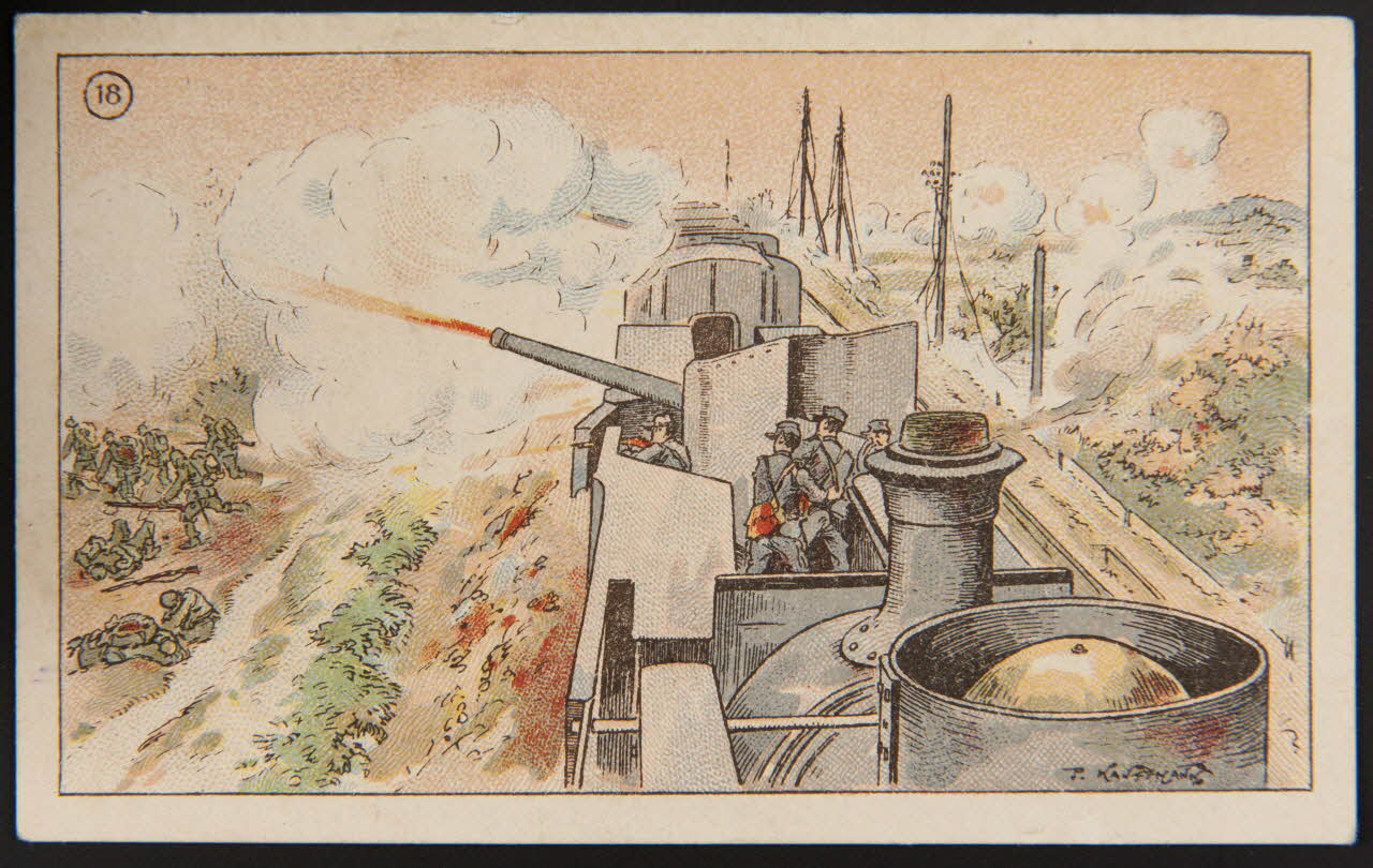 Fernand Nathan carte réclame chromo Paris 1918 1996.40.791.11 Photo