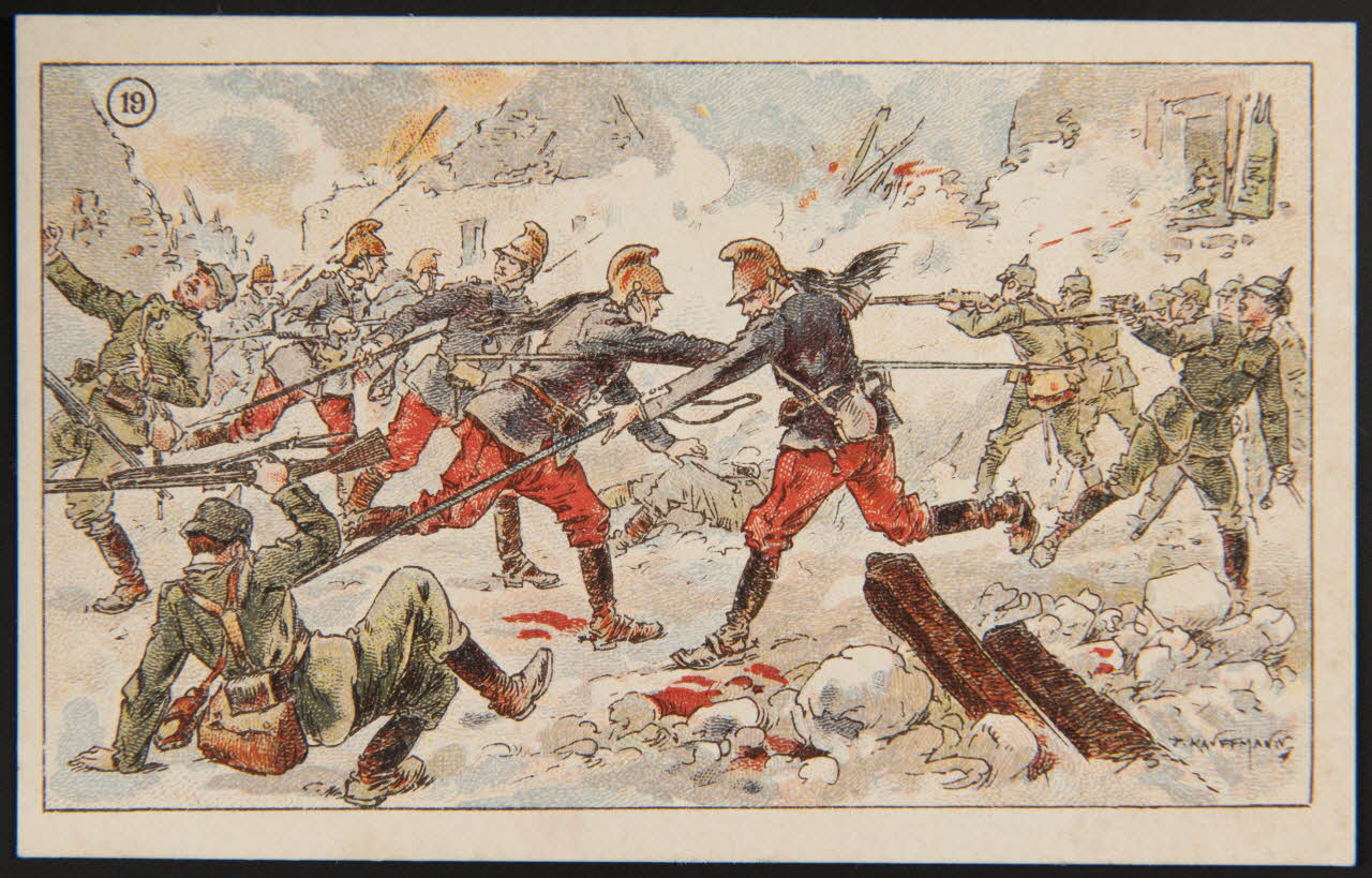 Fernand Nathan carte réclame chromo Paris 1918 1996.40.791.12 Photo