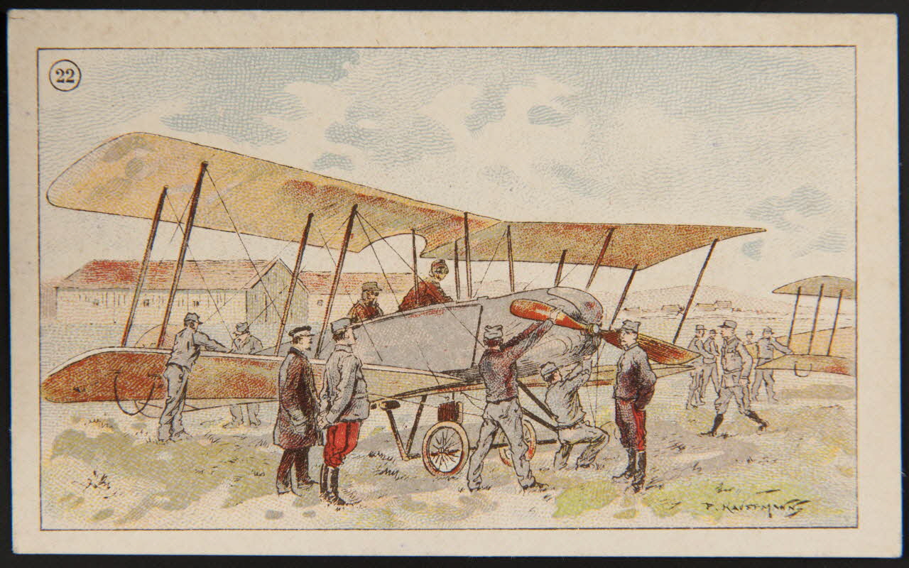 Fernand Nathan carte réclame chromo Paris 1918 1996.40.791.14 Photo