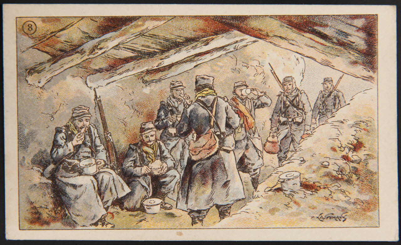 Fernand Nathan carte réclame chromo Paris 1918 1996.40.791.2 Photo