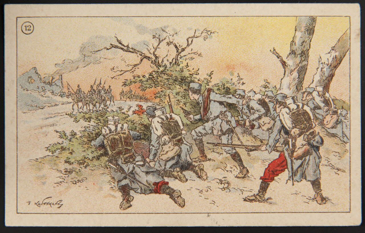 Fernand Nathan carte réclame chromo Paris 1918 1996.40.791.6 Photo