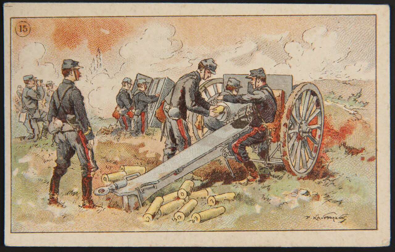 Fernand Nathan carte réclame chromo Paris 1918 1996.40.791.9 Photo