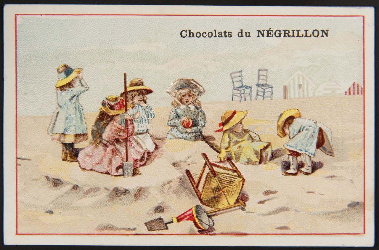 Gruyelle Frères carte réclame chromo Paris 1900 1996.40.792.5 Photo