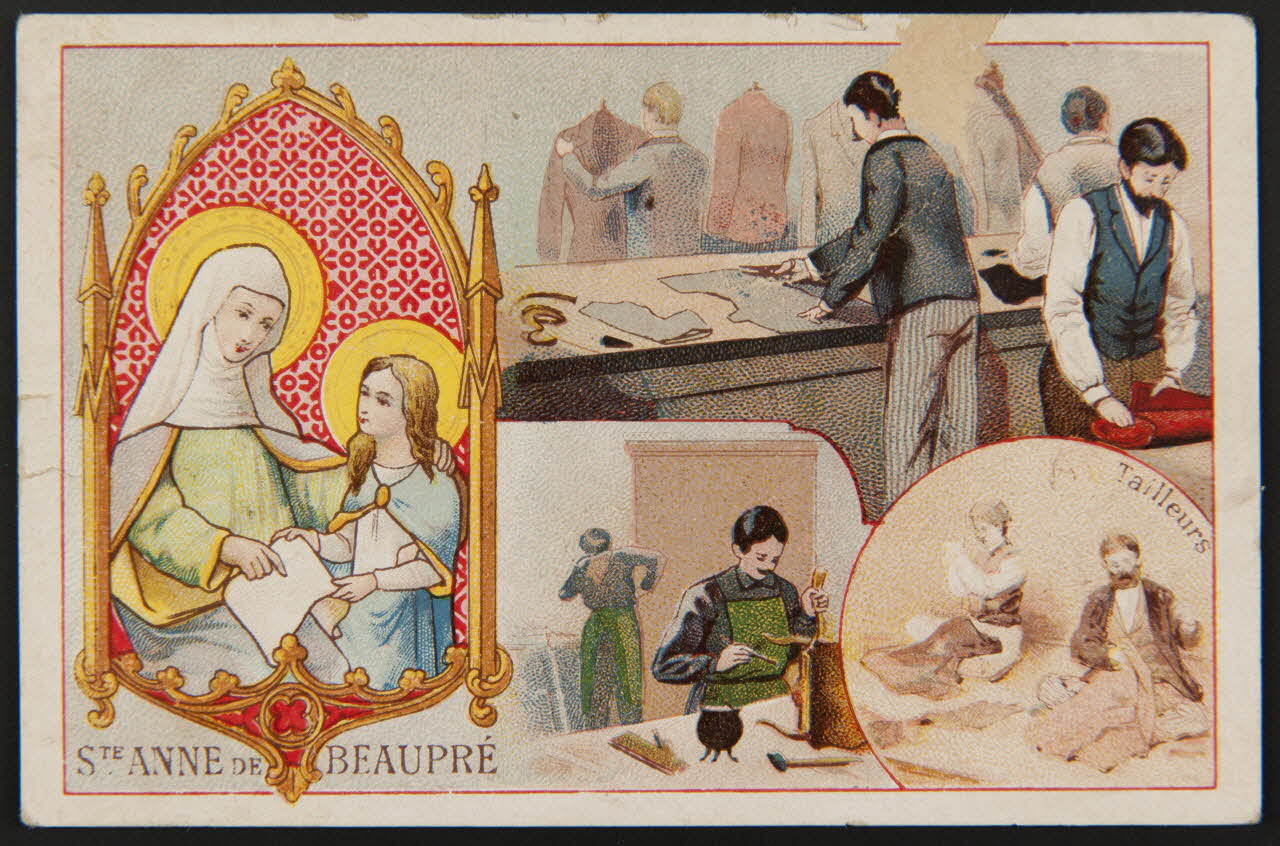 carte réclame chromo Paris 1910 1996.40.798.1 Photo