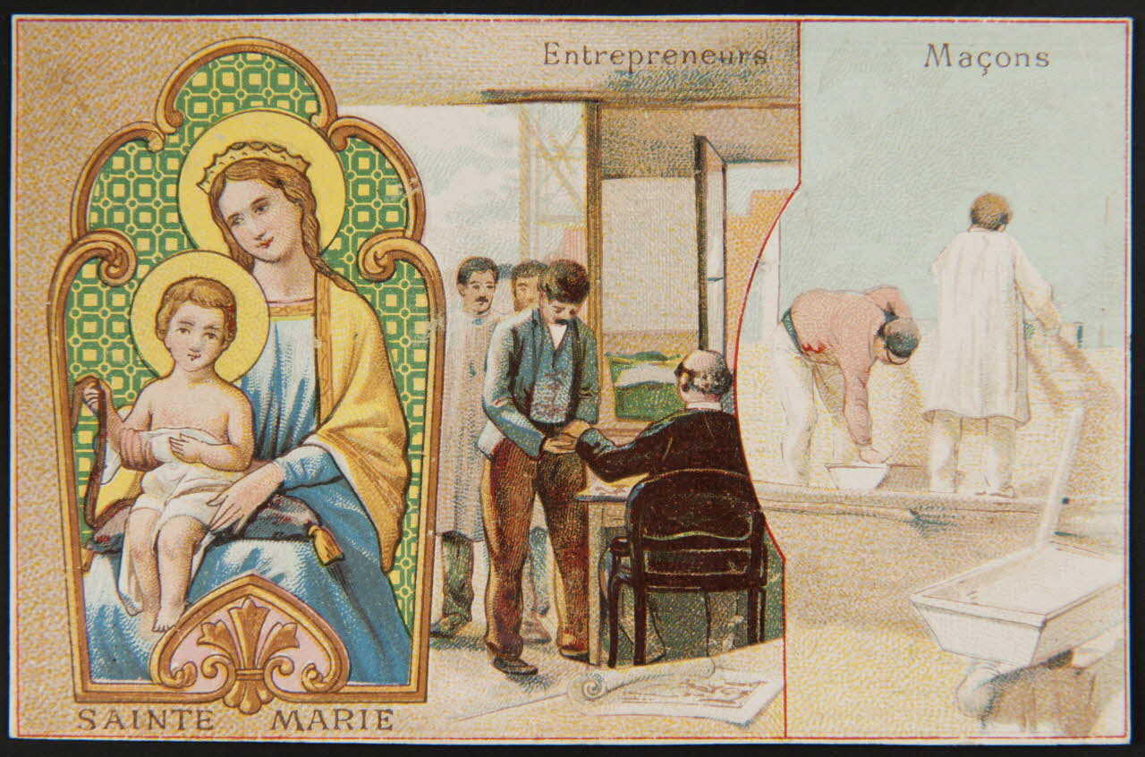 carte réclame chromo Paris 1910 1996.40.798.18 Photo