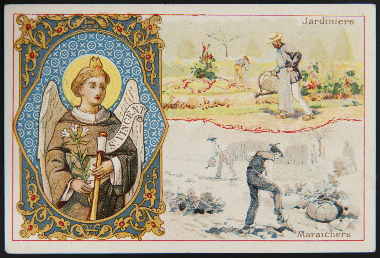 carte réclame chromo Paris 1910 1996.40.798.27 Photo