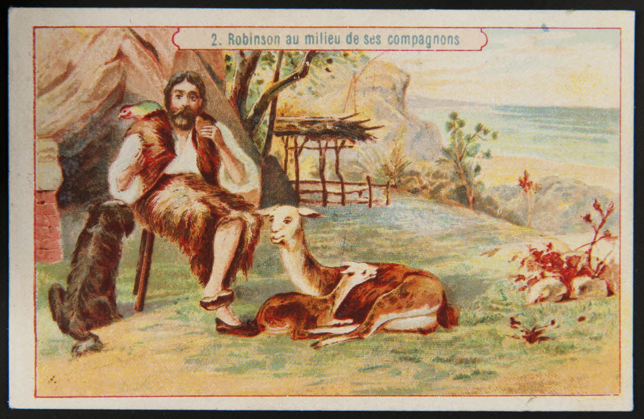 carte réclame chromo Paris 1870 1996.40.800.2 Photo