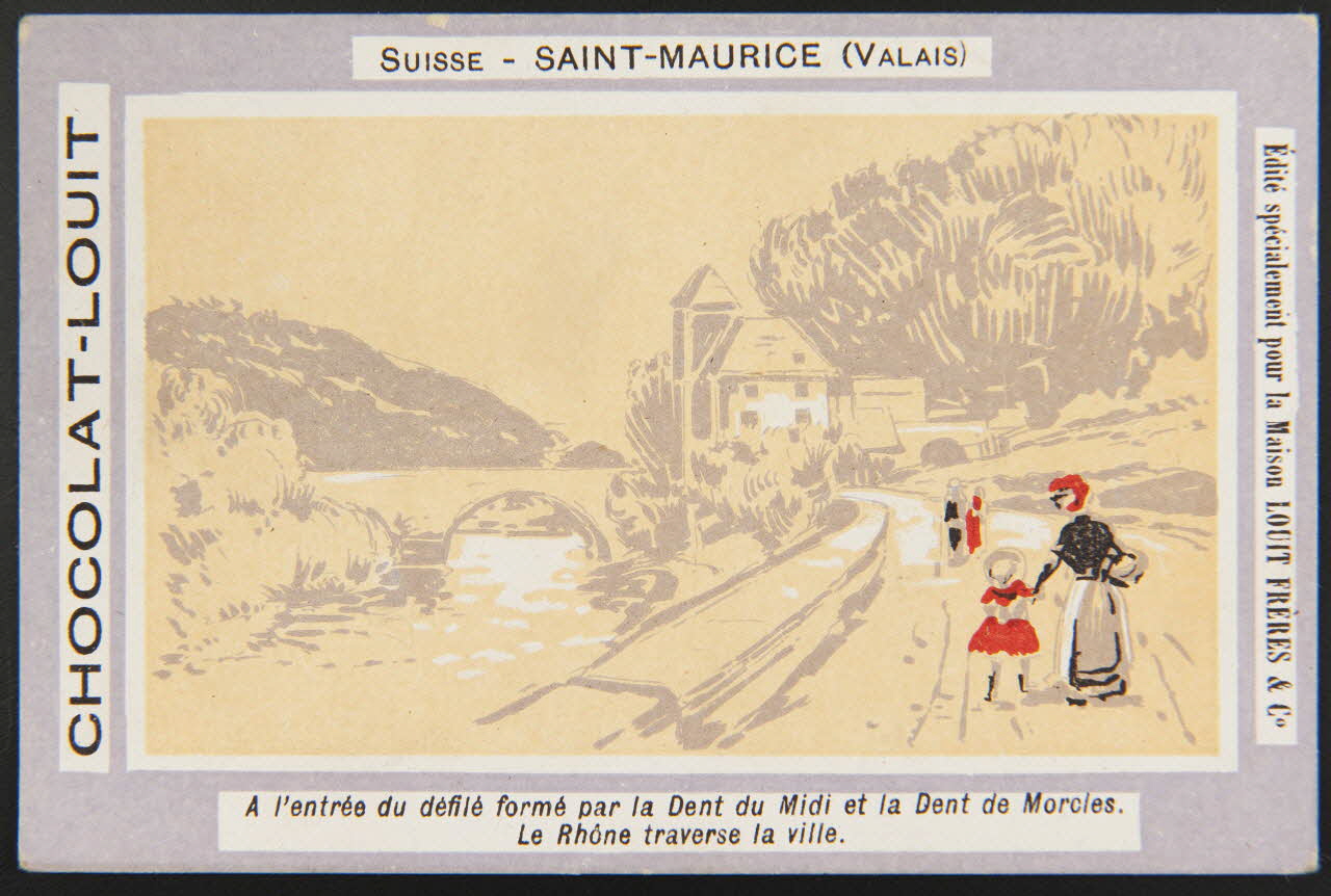 carte réclame chromo Paris 1900 1996.40.805.10 Photo
