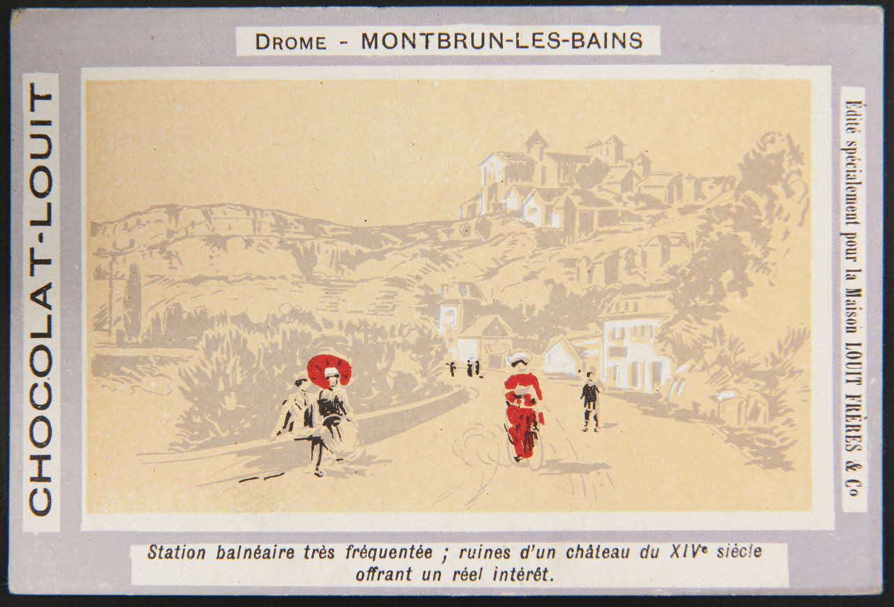 carte réclame chromo Paris 1900 1996.40.805.3 Photo