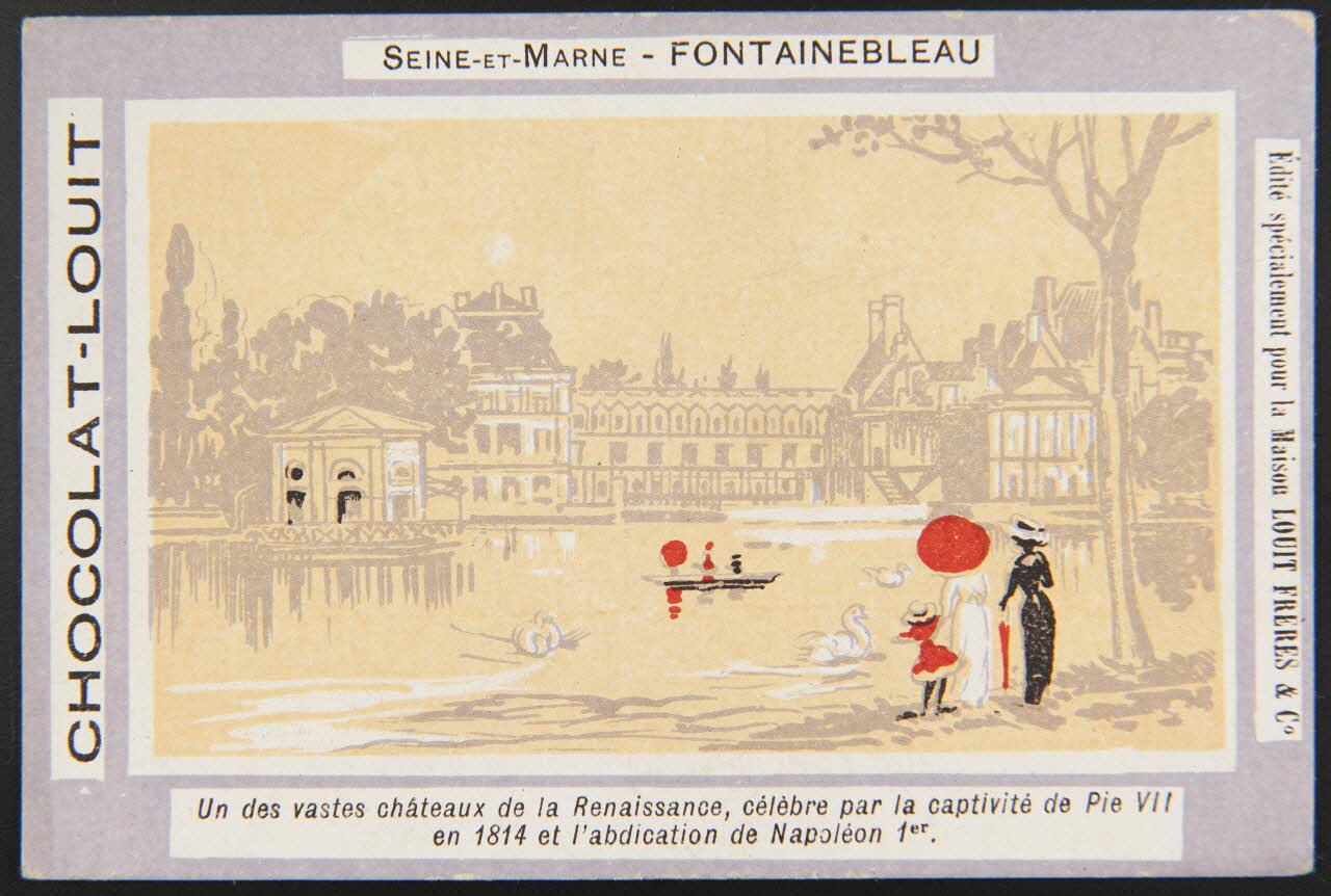 carte réclame chromo Paris 1900 1996.40.805.6 Photo