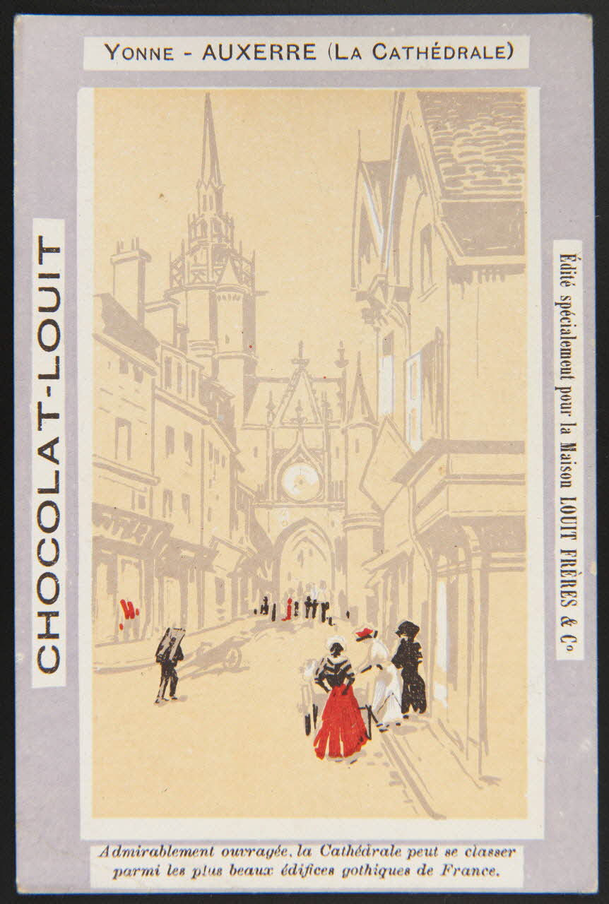 carte réclame chromo Paris 1900 1996.40.805.7 Photo