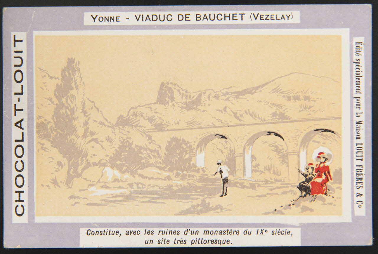 carte réclame chromo Paris 1900 1996.40.805.8 Photo