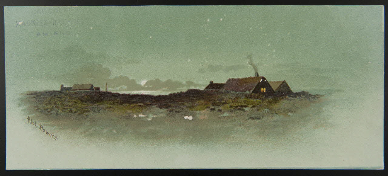 Bower Albert-Edouard carte réclame chromo Paris 1875 1996.40.815.1 Photo