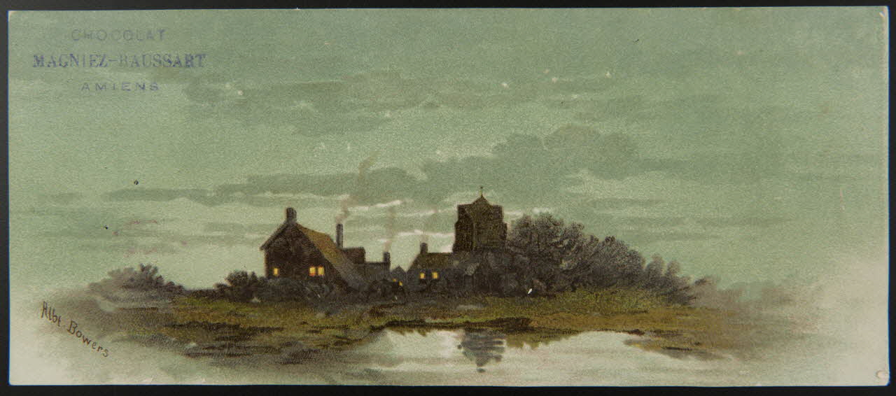 Bower Albert-Edouard carte réclame chromo Paris 1875 1996.40.815.2 Photo