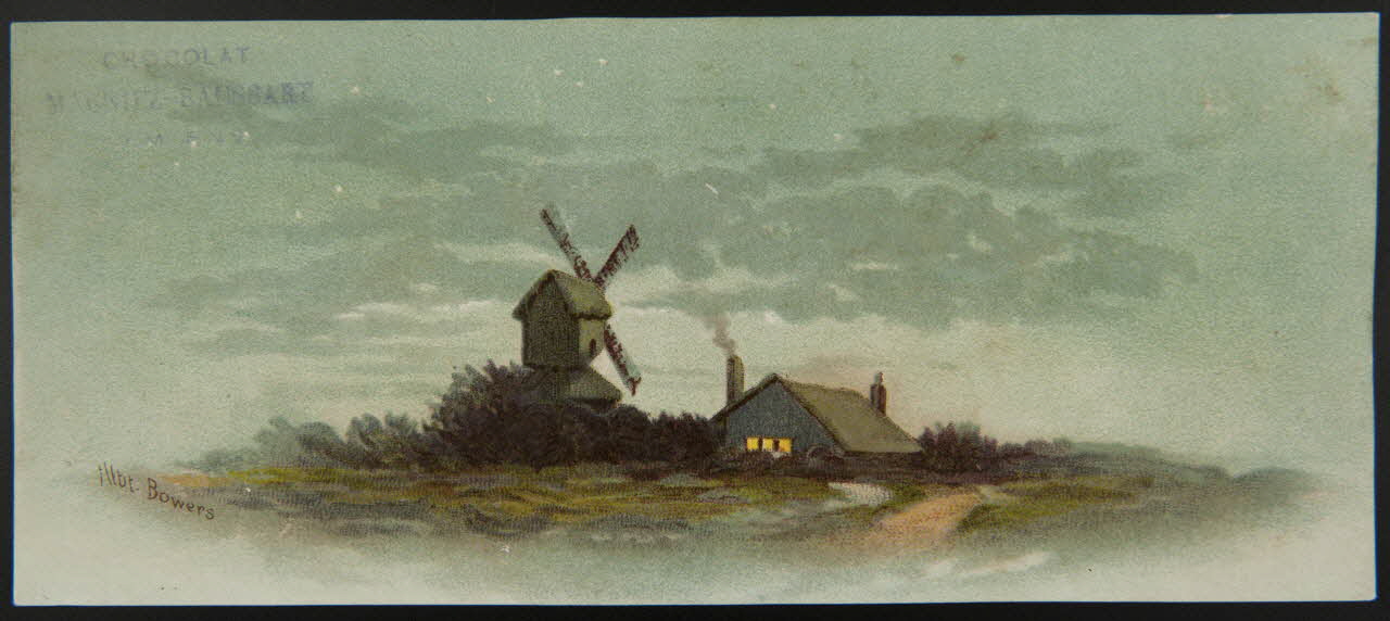 Bower Albert-Edouard carte réclame chromo Paris 1875 1996.40.815.3 Photo