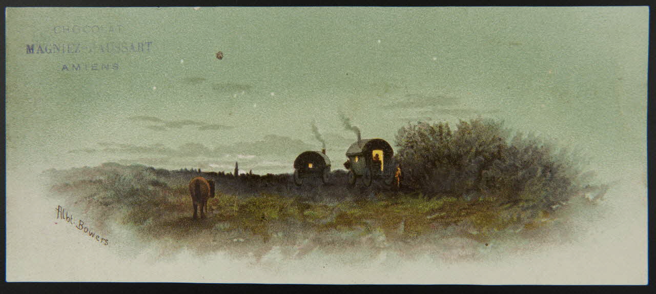 Bower Albert-Edouard carte réclame chromo Paris 1875 1996.40.815.4 Photo