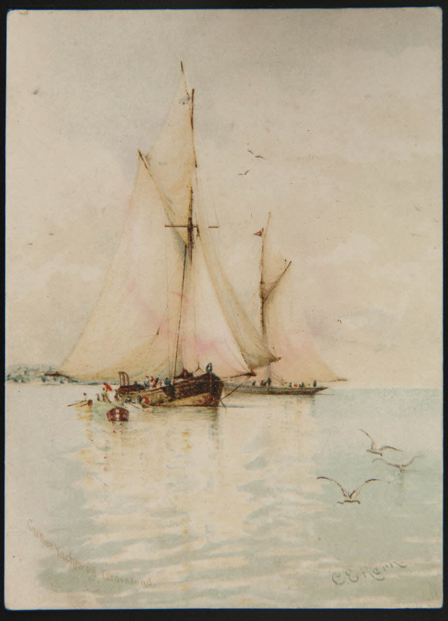 Hern, Charles E. carte réclame chromo Paris 1894 1996.40.817.2 Photo