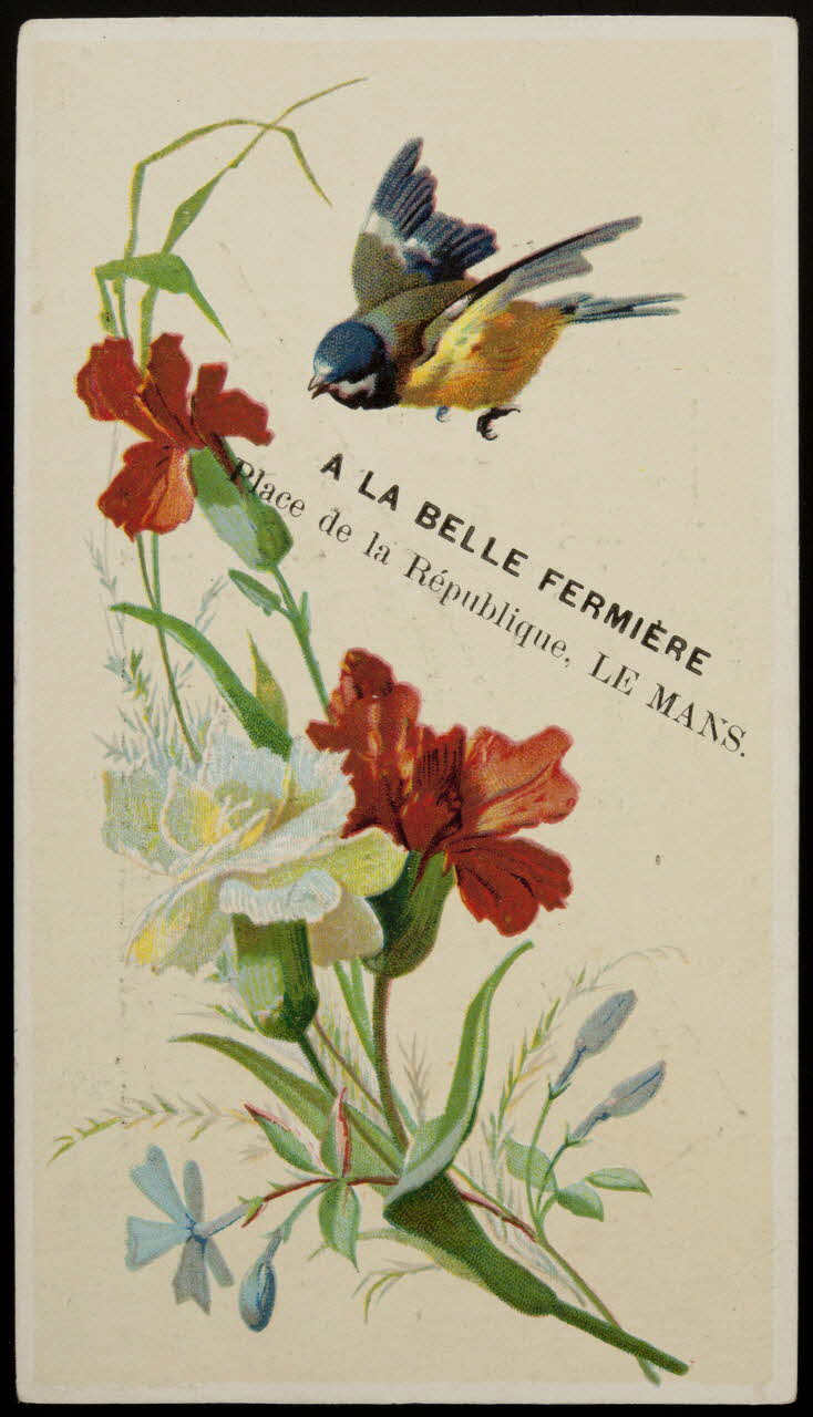 Echidet Max carte réclame chromo Paris 1900 1996.40.828.2 Photo