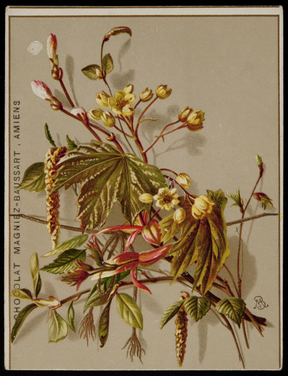 carte réclame chromo Paris 1900 1996.40.839.1 Photo